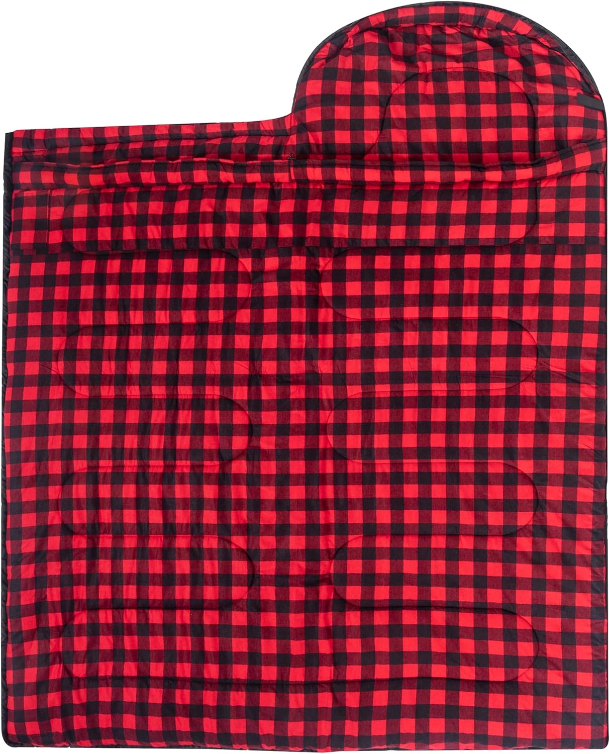 0 Degree Sleeping Bag 100% Cotton Flannel XXL for Adults Big and Tall Cold Weather Winter Zero Degree Camping,Free Compression Sack - Image 6