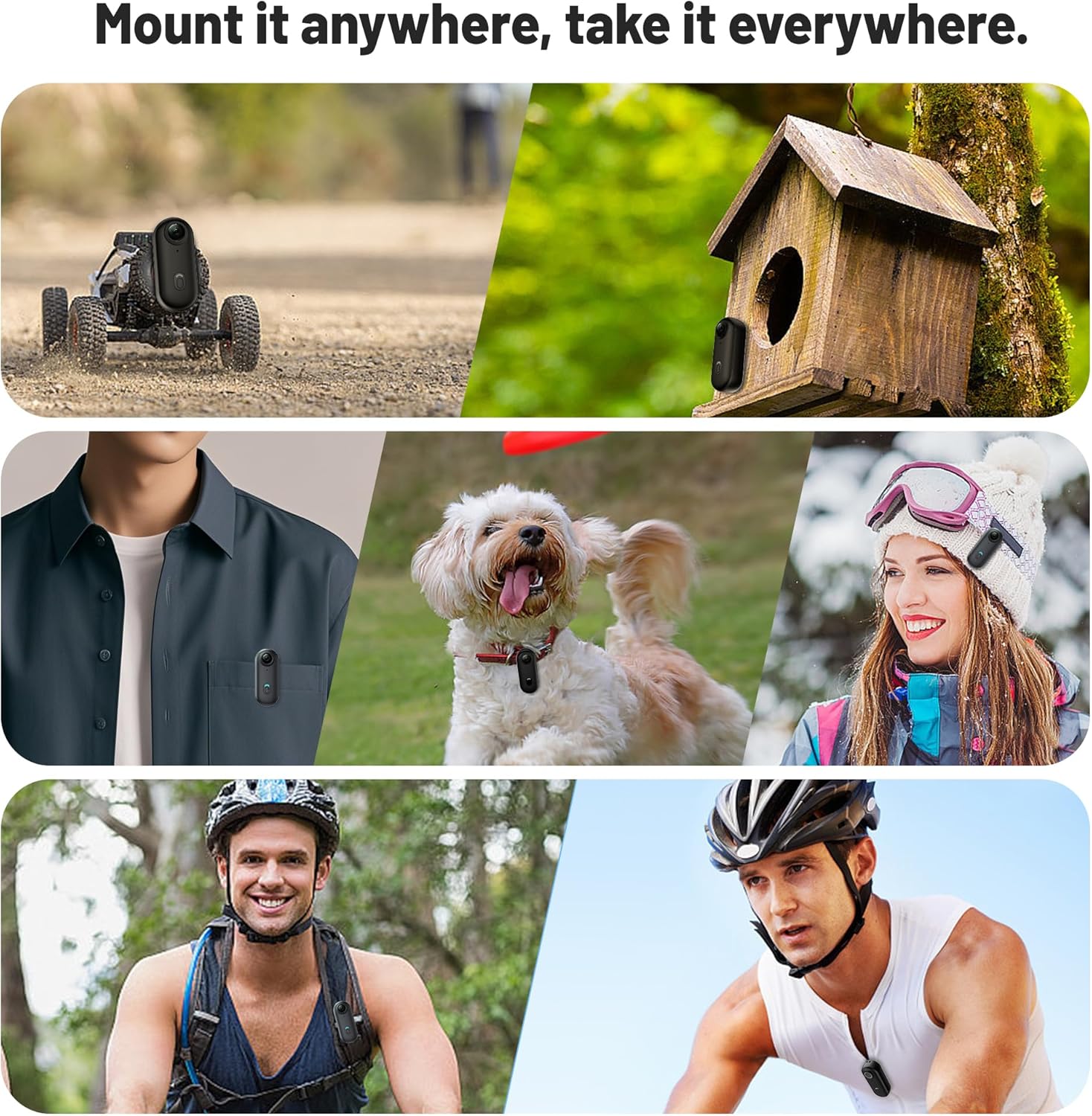 128GB FHD 1080P Mini Body Camera, Wearable Action Body Cam, Thumb Size Hands Free Recording Body Worn Camera, Premium Portable Camcorder Mount Anywhere for Work, Travel, Pet Walking (Black) - Image 8