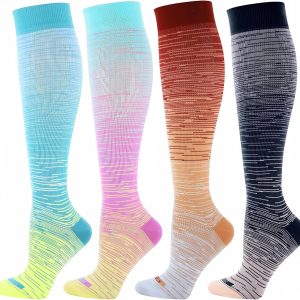 LEVSOX Compression Socks Women and Men, 20-30mmHg, Best for Nurses, Travel, Pregnancy